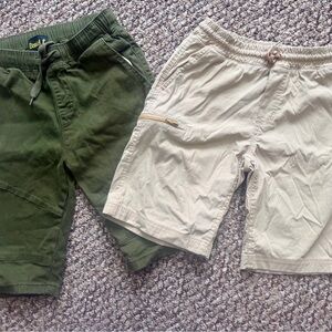 Eddie Bauer Daniel L Beige and Green Kids Shorts Size, 10, 12